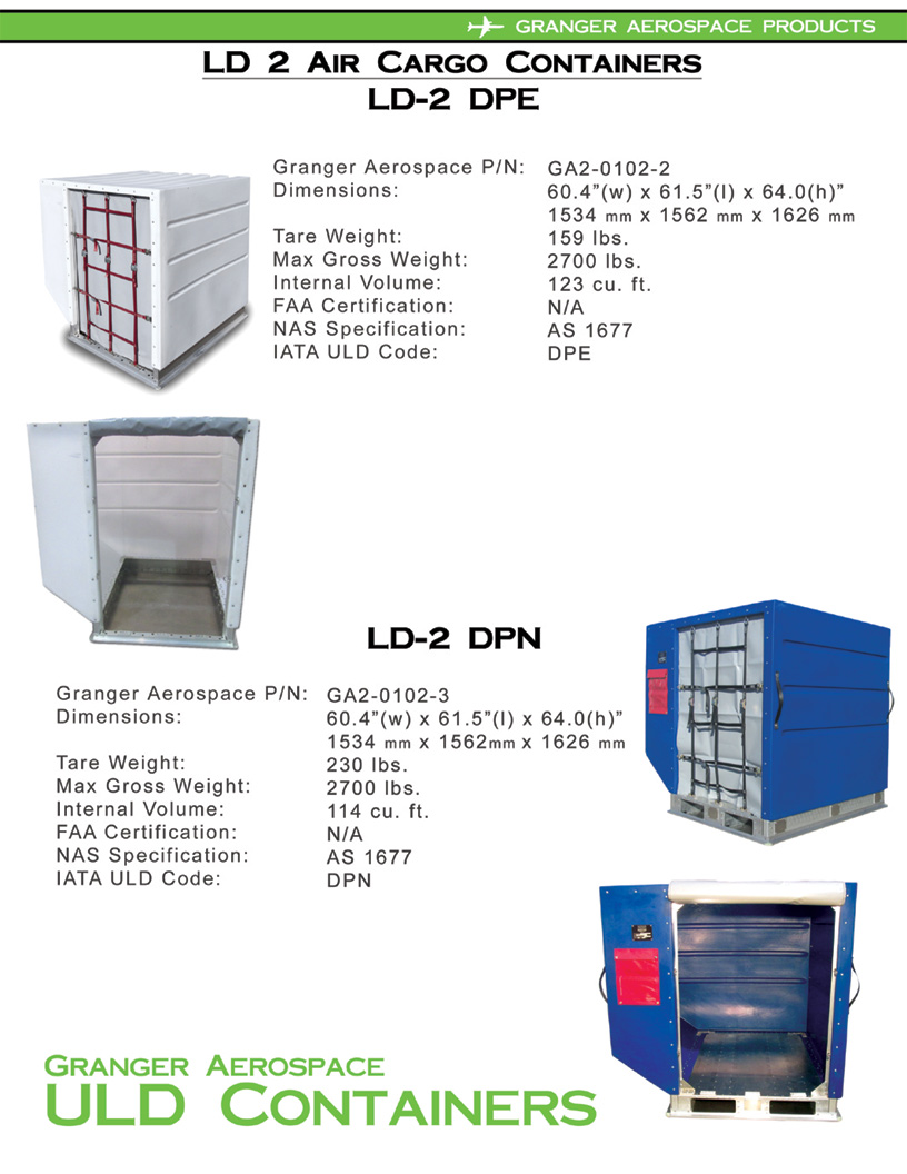 LD 2 Specifications, Dimensions, LD 2 Air Cargo Container Dimensions, DPE Dimensions, DPN dimensions